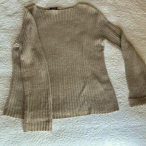 POLO JEANS CO Ralph Lauren 100% Linen Beige Sweater (Med)